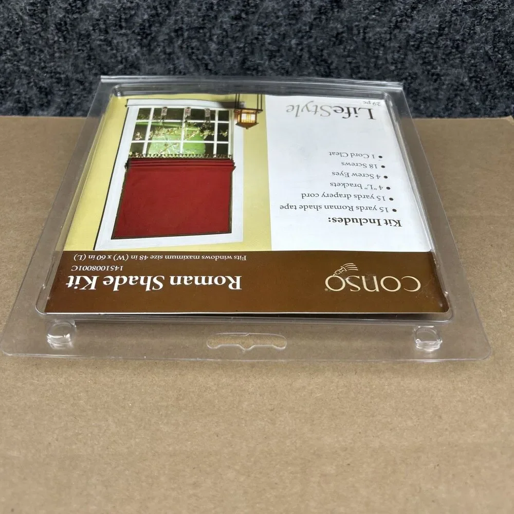 Conso Roman Shade Hardware Kit Window Home Decor Curtain  48